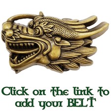 Chinois Dragon Boucle Ceinture