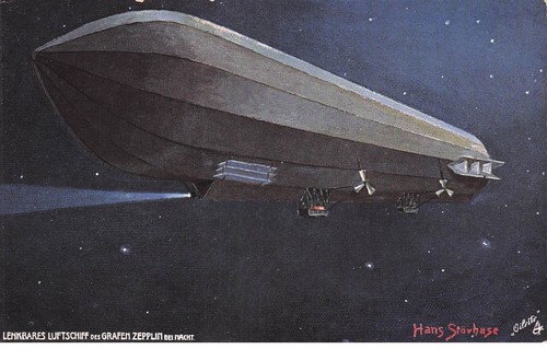 Dirigeable zepplin zeppelin - , /