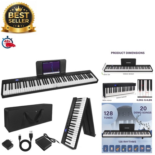 Clavier piano pliant - clavier,