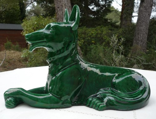 Statuette vintage chien - ,