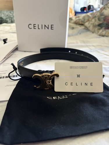 Ceinture celine triomphe noire - ceinture,