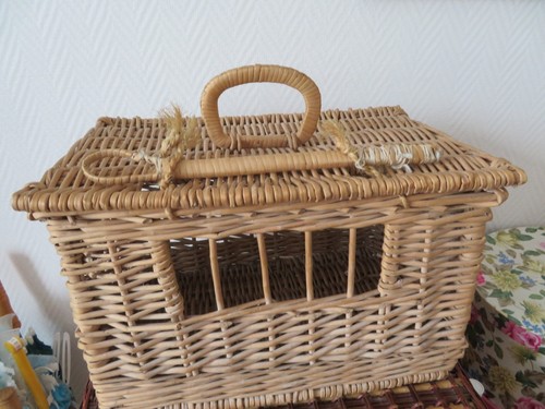 Ancien panier chat ou - panier,