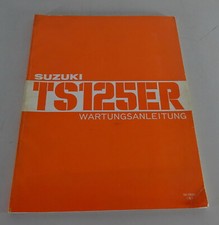 Workshop Manual / Service Manual Suzuki TS 125 ER status 08/1979