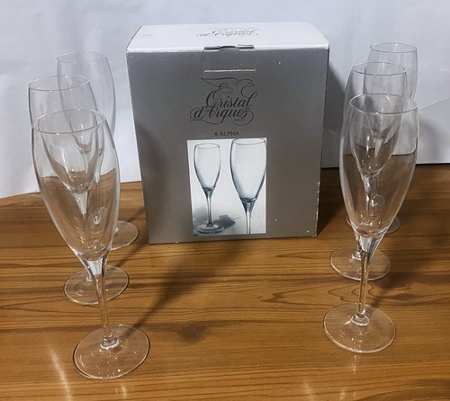 Flutes champagne cristal - 6,