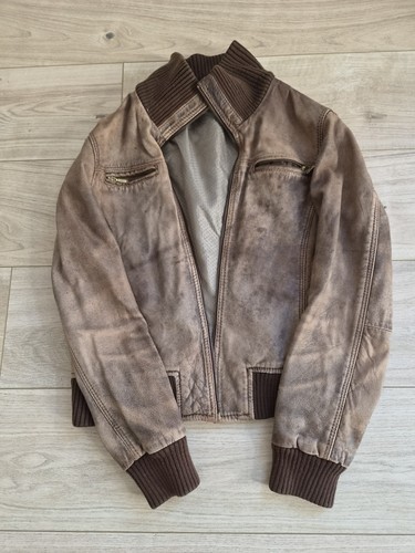 Veste blouson femme cuir