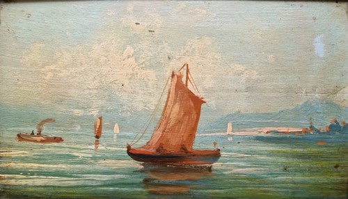 Charmant ancien tableau - charmant,