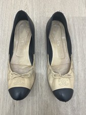 Ballerines Chanel Beige Et