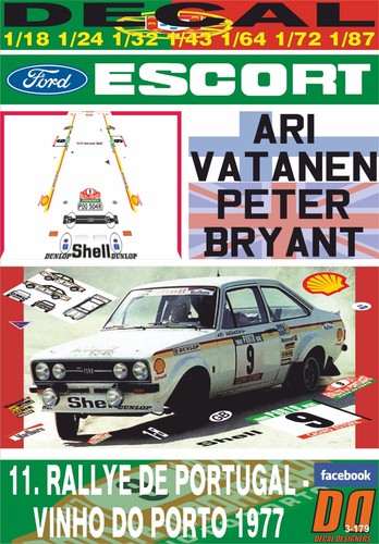 Decal ford escort 1800 mkii - ford,