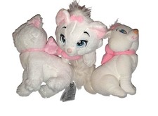 Lot de 3 Peluche doudou chat