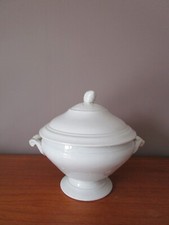 Soupière Blanche en terre de
