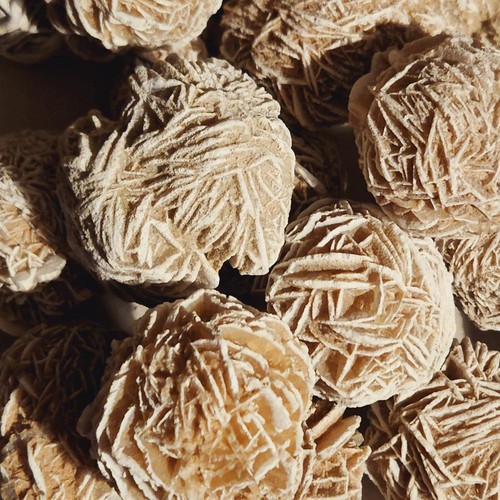 Gypse rose des sables boule - des, en