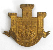 Insigne militaire de coiffure - Belgique ( matériel original )