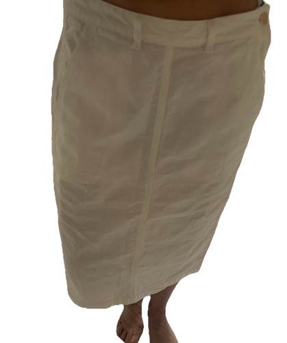 Cerruti jeans jupe blanche - blanche, mi