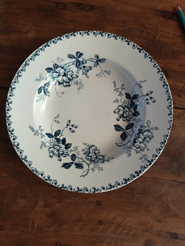 Assiette creuse moulin des - assiette,