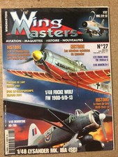 WING MASTERS 27 : LYSANDER FW