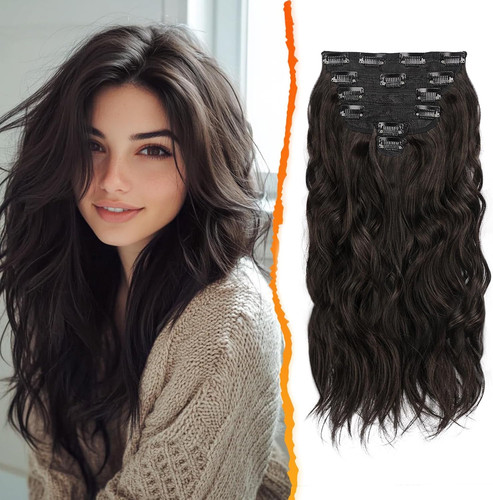 Extension clip cheveux - a,