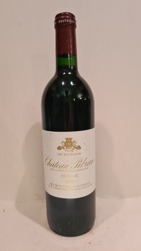 Pauillac 1992 château pibran - pauillac,