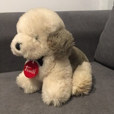 Trudi plush dog with bow tie black Trudi