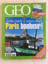 MAGAZINE GEO : Paris bonheur 