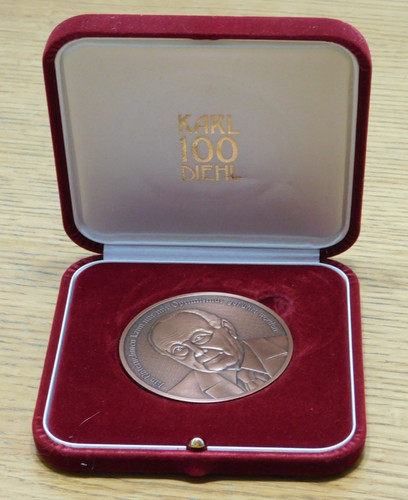 Medaille 100 ans karl - karl, diehl