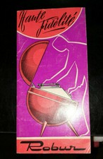 CATALOGUE MAGASIN ROBUR MATERIEL HI FI CHAINES TOURNE DISQUES PLATINES... 1974