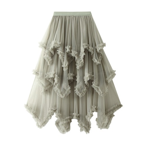Jupe midi tutu volants - midi, À