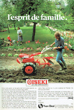 Advertising 1982 12.24 Iseki Yvan Béal tiller family spirit