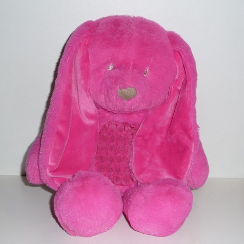 Doudou grand lapin rose fushia - doudou,