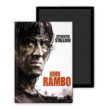 John Rambo Affiche Film Cinéma-Magnet Frigo 54x78mm personnalisé