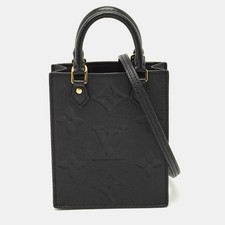 Louis Vuitton Monogram Giant Empreinte Leather Petit Sac Plat Bag