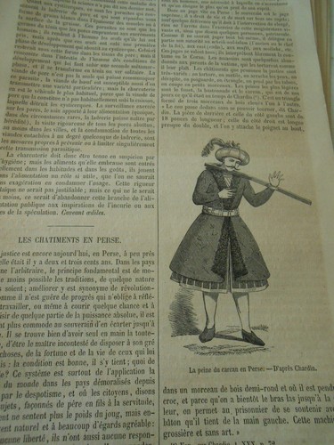 Peine carcan en perse - la,