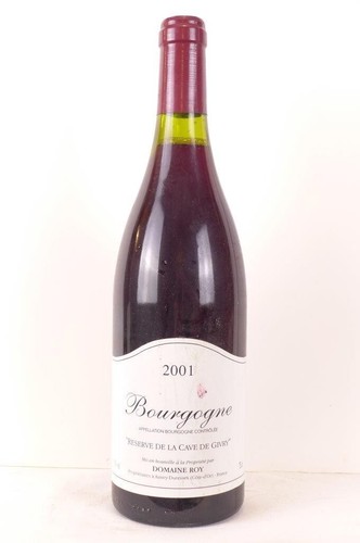 Bourgogne domaine roy - domaine, réserve