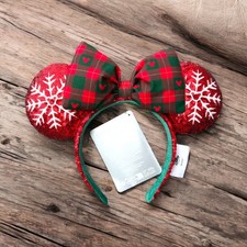 Disneyland Paris exclusive ears / Christmas 2025 red sequins - NWT
