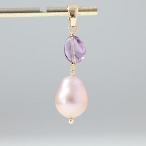 Pendentif perle culture - pendentif, de