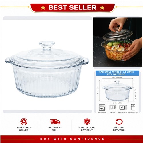 Cocotte verre borosilicate - cocotte,