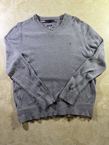 Pull tommy hilfiger homme gris - tommy,