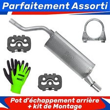 Pot d’échappement arrière