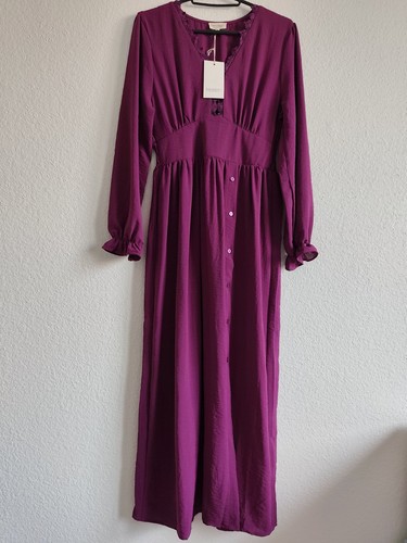 Robe longue manches - à, longues