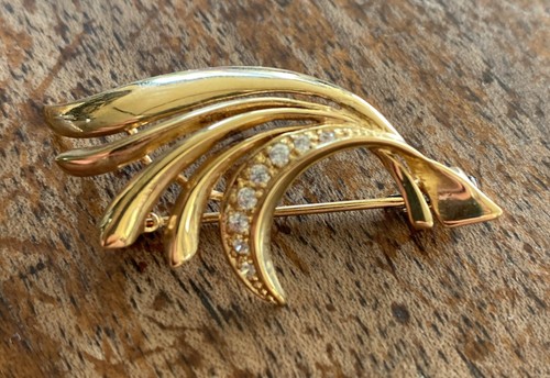 Vintage broche volute - broche, de