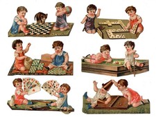 Lot images découpées XIXème