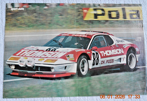 Affiche ferrari 512 - affiche, bb