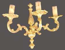Applique 3 feux style Louis XV