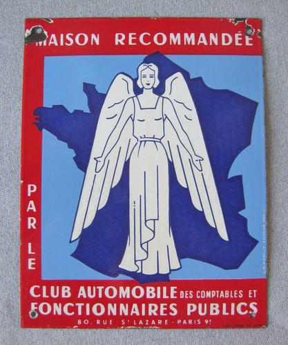 Ancienne plaque émaillée - plaque,