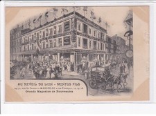 MARSEILLE: at the awakening of the lion, montus fils, hitch, department stores new