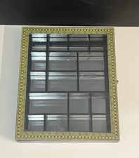 VITRINE MIROIR MURALE POUR OBJETS MINIATURES DECORATION VINTAGE