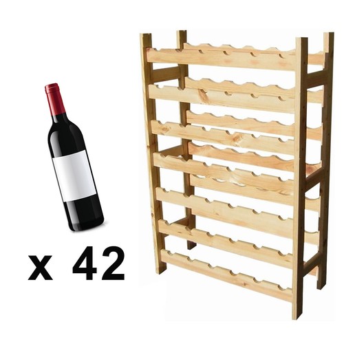 Cave vin bois 42 places - bois,