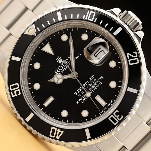 Rolex mens submariner 168000 - rolex,