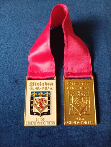 Médaille maçonnique glnf - médaille,