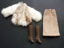 Tenue Barbie ' Fur Collection' Fourrure et Cuir 1979