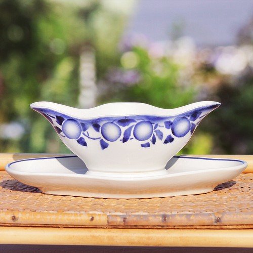 Ancienne saucière faïence - en,